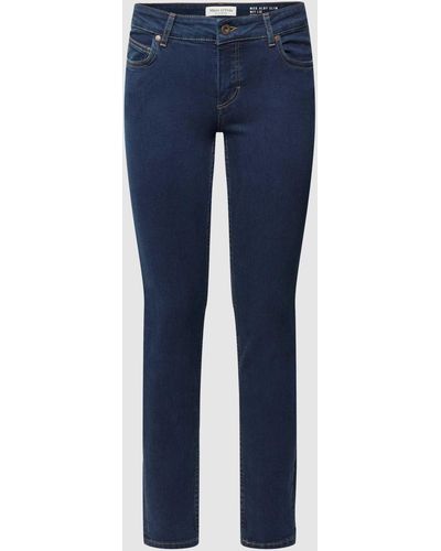 Marc O' Polo Jeans Met Labeldetails - Blauw