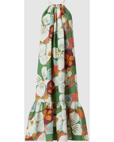 Ted Baker Maxikleid mit floralem Muster Modell 'Dulina' - Weiß