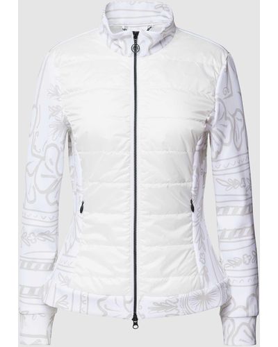 Sportalm Jacke mit Stepp-Besatz - Weiß