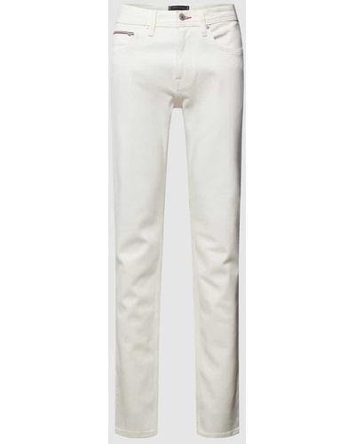 Tommy Hilfiger Jeans im 5-Pocket-Design Modell "DENTON" - Weiß