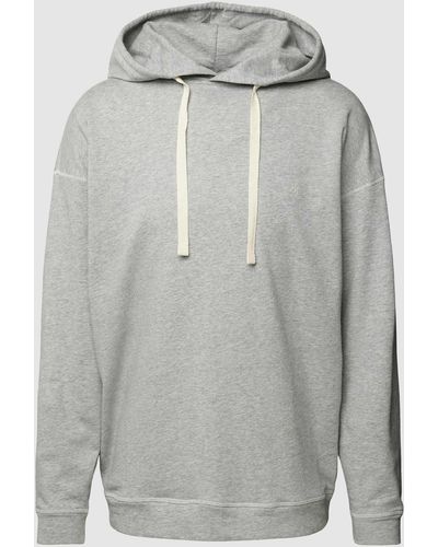 Marc O' Polo Hoodie mit Inside-Out-Nähten Modell 'FRENCH TERRY' - Grau