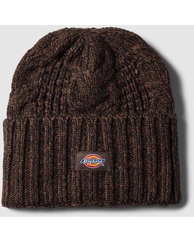 Dickies Beanie Met Labeldetail - Bruin