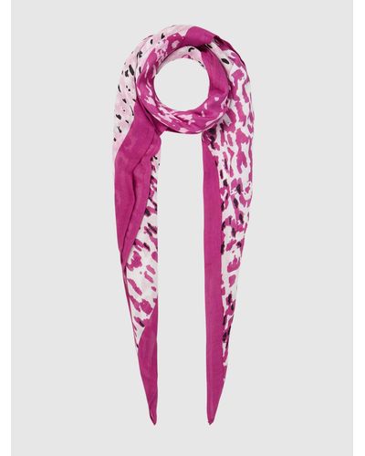 Esprit Tuch mit Allover-Muster - Pink