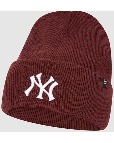 '47 Muts Met 'new York Yankees'-borduursel - Rood