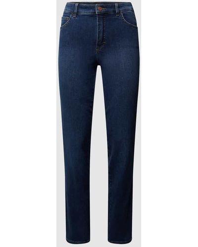 ROSNER Slim Fit Jeans mit Stretch-Anteil Modell 'Audrey1' - Blau