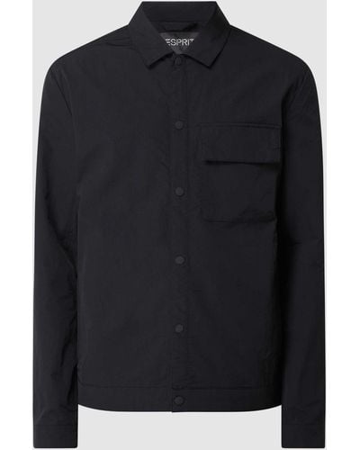 Esprit Jacke mit Reißverschlusstaschen - Schwarz