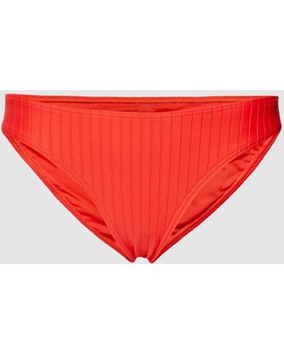 Billabong Bikini-Hose im gerippten Design Modell 'LINED UP LOWIRDER' - Rot
