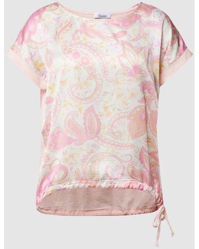 Princess Goes Hollywood T-Shirt mit Front-Print 'paisley' - Pink