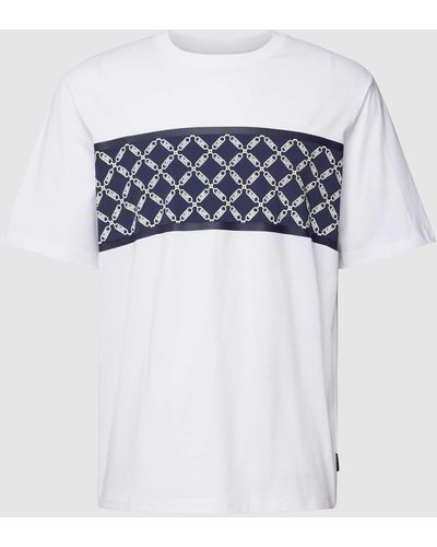 Michael Kors T-shirt Met Blokstrepen - Wit