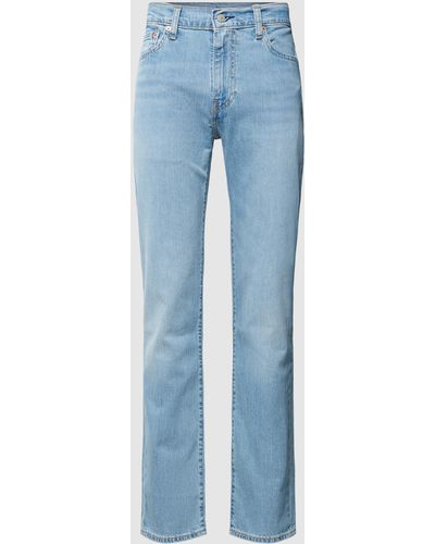 Levi's Slim Fit Jeans im 5-Pocket-Design Modell '511' - Blau