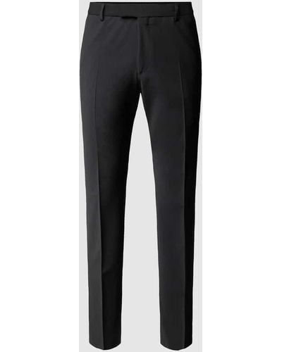 Strellson Slim Fit Anzughose mit Stretch-Anteil 'Flex Cross' - Schwarz