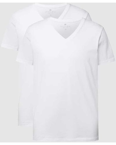 Christian Berg Men T-Shirt aus Bio-Baumwolle im 2er-Pack - Weiß