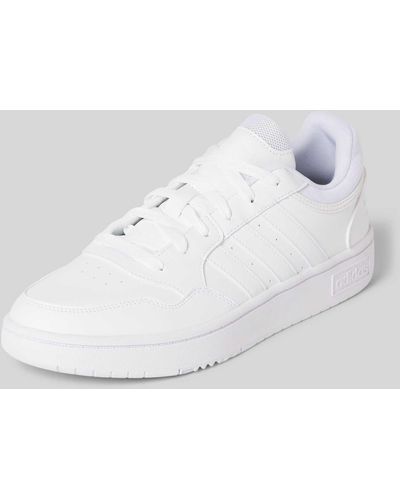 adidas Sneaker mit Label-Details Modell 'HOOP' - Weiß