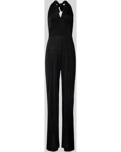 Guess Jumpsuit Met V-hals - Zwart