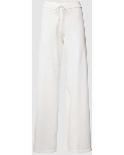 Tommy Hilfiger Sweatpants mit Label-Stitching - Weiß