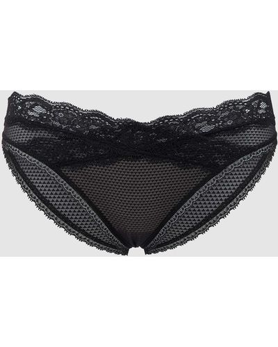 Passionata String mit Spitze Modell 'Brooklyn' - Schwarz