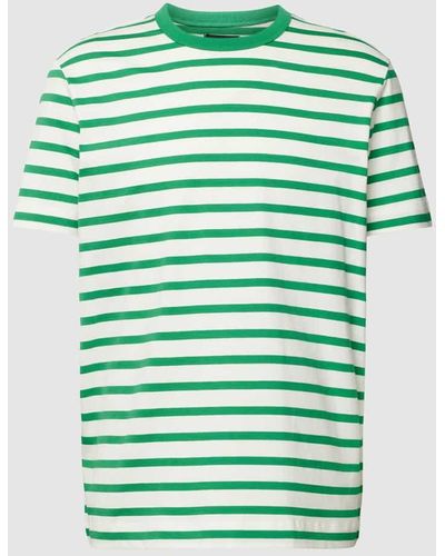 Esprit T-Shirt mit Streifenmuster - Grün