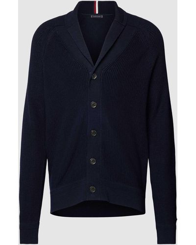 Tommy Hilfiger Cardigan Met V-hals - Blauw