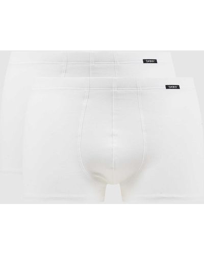 SKINY Trunks mit Stretch-Anteil im 2er-Pack Modell 'Advantage ' - Weiß