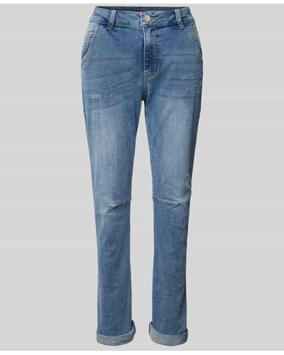Buena Vista Jeans in verkürzter Passform Modell 'Aida' - Blau