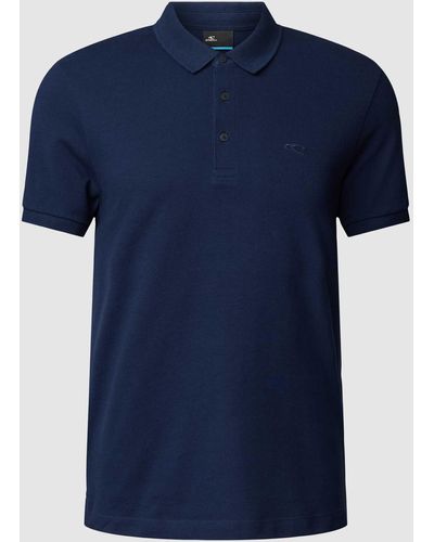 O'neill Sportswear Slim Fit Poloshirt Met Labelstitching - Blauw