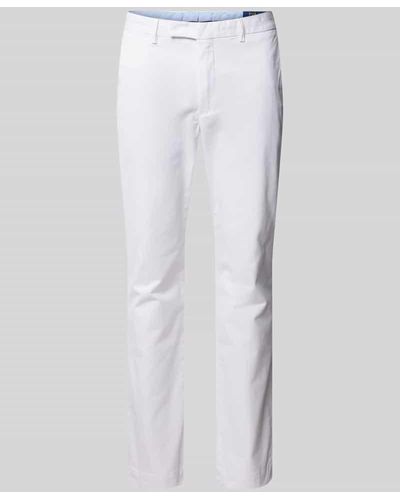 Polo Ralph Lauren Regular Fit Chino mit Stretch-Anteil - Weiß