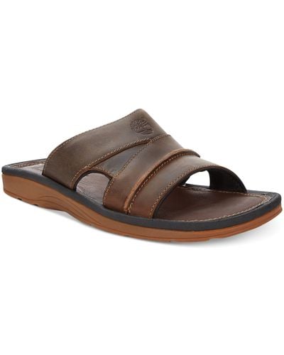 Timberland Earthkeepers Rugged Slide Sandals - Brown