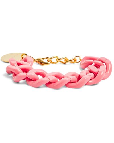 Vanessa Baroni Women's Flat Chain Bracelet - Pink