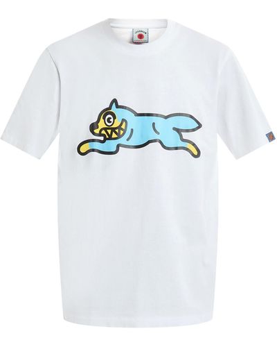 ICECREAM Men's Running Dog T-shirt - White