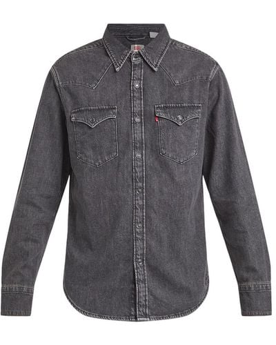 Levi's Men's Barstow Western Standard Shirt - Grey