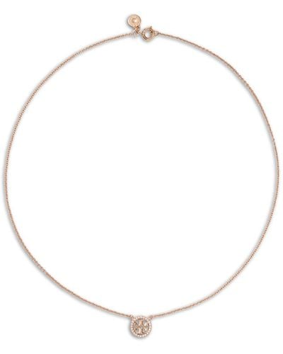Tory Burch Women's Miller Pave Pendant Necklace - Metallic