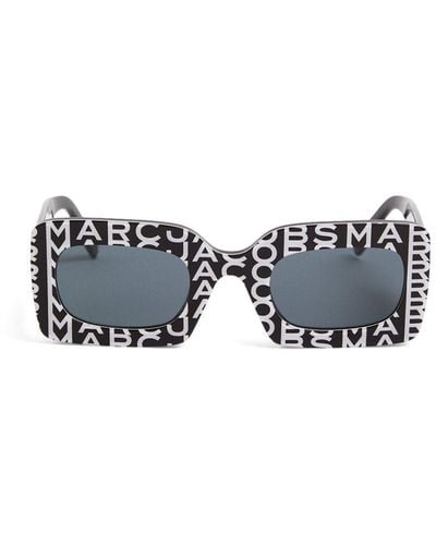 Marc Jacobs Women's 488/n/s The All Over Logo Acetate Sunglasses - White