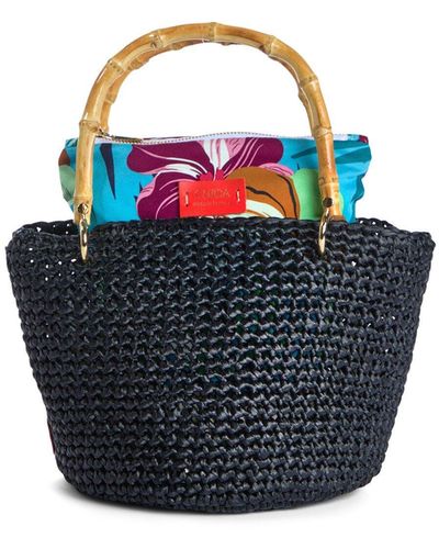 Chica Women's Trilly Small Basket Bag - Blue