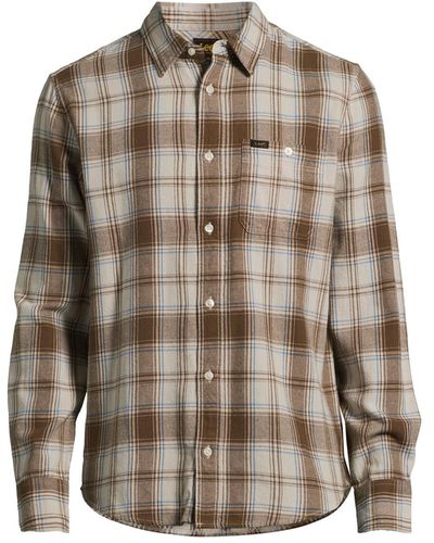 Lee Jeans Men's Sure Check Shirt - Brown