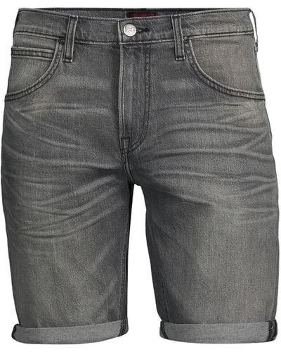 Lee Jeans Men's Denim Shorts - Grey