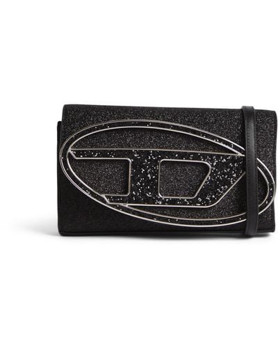 DIESEL Women's 1dr Wallet Strap - Black