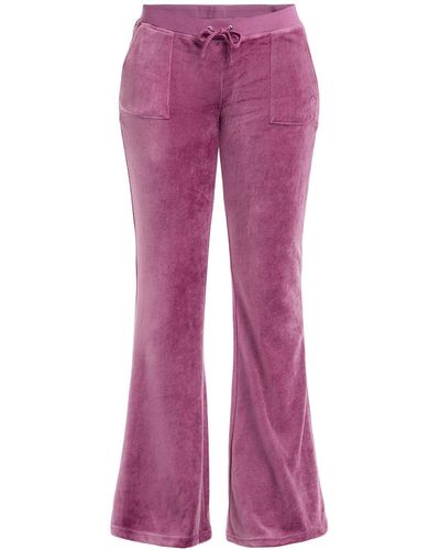 Juicy Couture Women's Caisa Ultra Low Rise Trousers - Purple