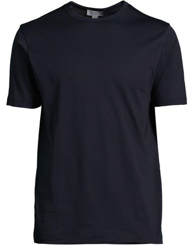 Sunspel Men's Classic Crew Neck T-shirt - Blue