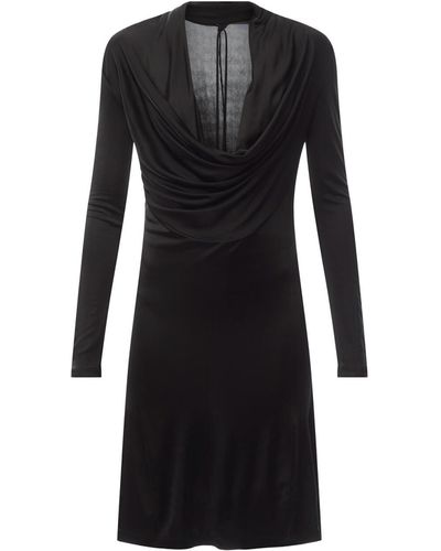 Helmut Lang Women's Cowl Dress - Black