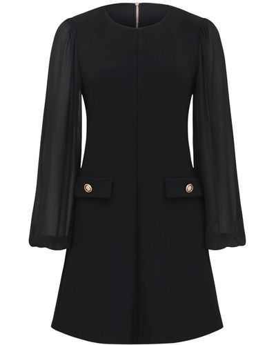 Forever New Women's Jessie Sheer Sleeve Mini Dress - Black