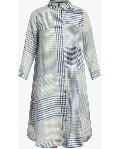 Oska Women's Flaahda Stripe Midi Dress - Blue