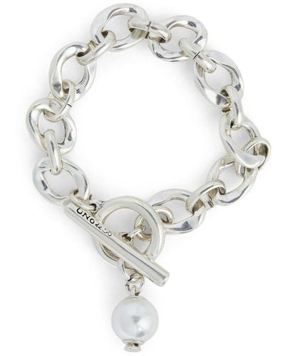 Uno De 50 Women's Yolo Pearl Bracelet - White