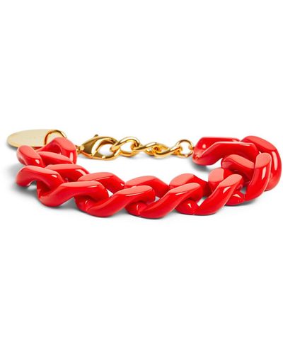 Vanessa Baroni Women's Flat Chain Bracelet - Red