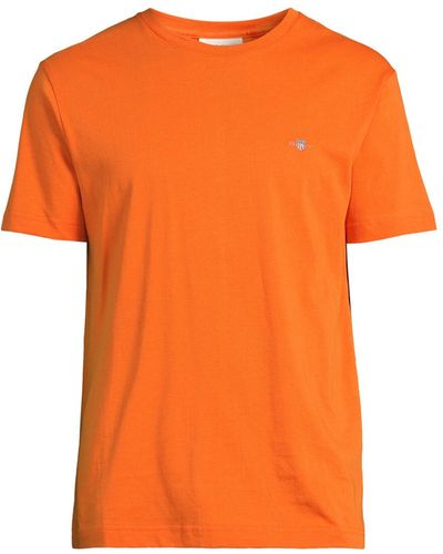 GANT Men's Regular Fit Shield T-shirt - Orange