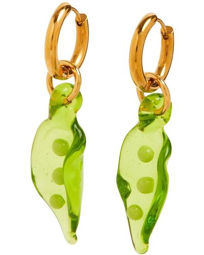 SANDRALEXANDRA Women's Pea In A Pod Earrings - Green