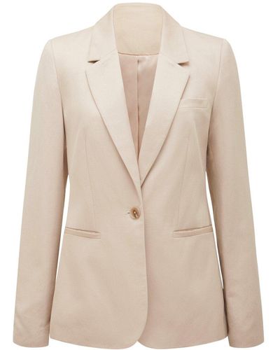 Forever New Women's Lucy Single Breasted Blazer - Natural