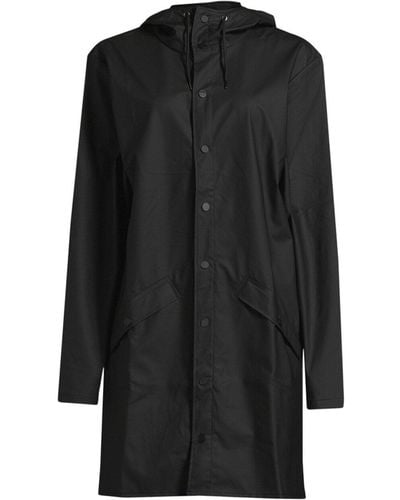 Rains Women's Long Jacket W3 - Black