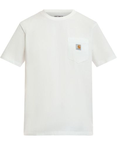 Carhartt Men's Short Sleeve Pocket T-shirt - White