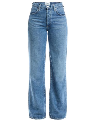 Citizens of Humanity Women's Anna Wide Leg Jeans - Blue