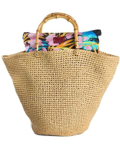 Chica Women's Corolla Large Basket Bag - Natural